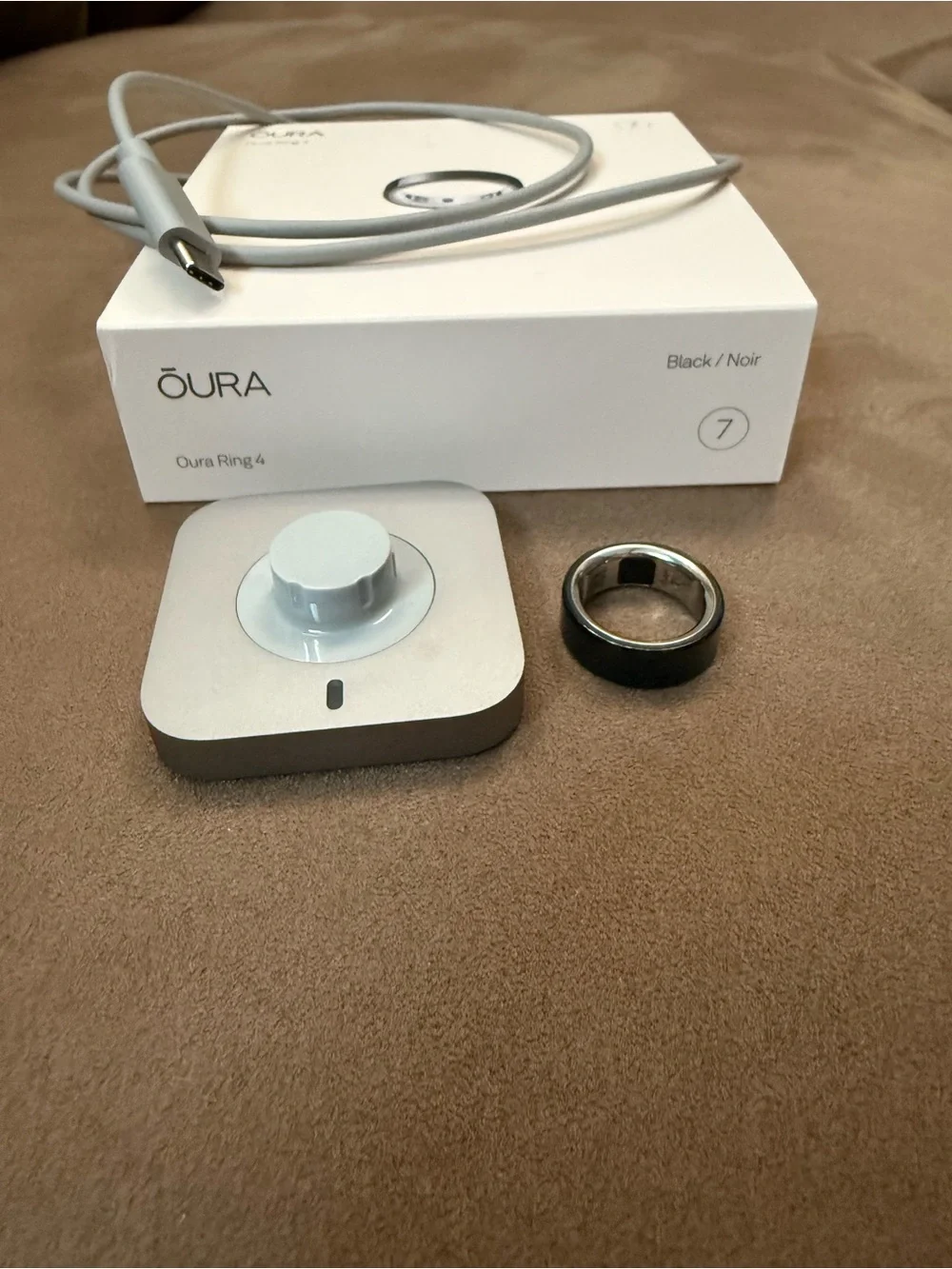Oura Ring Gen 4 Size 7 Black